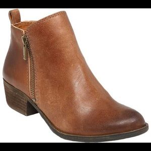 New! Lucky Basel Brown leather ankle boot